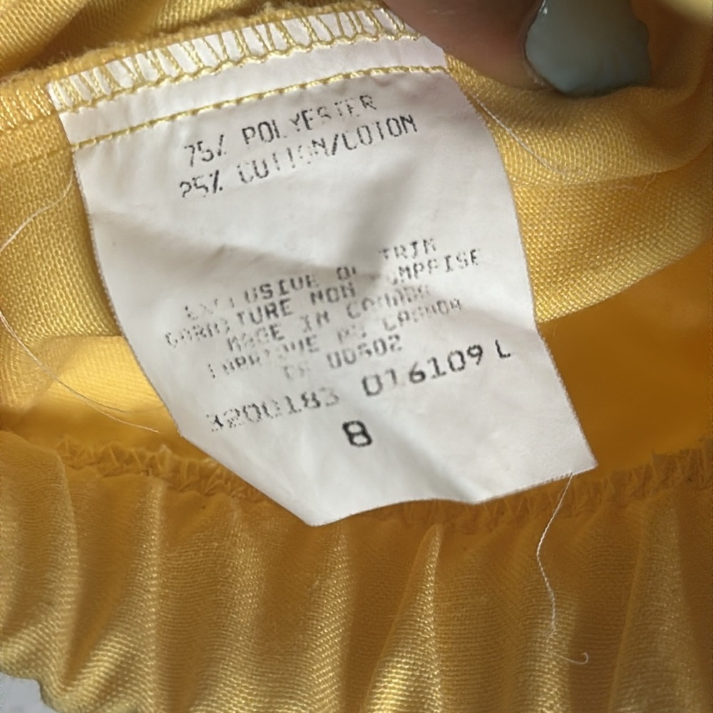 Vintage Yellow Jacket and Capris Set, 8 - Picture 9 of 12
